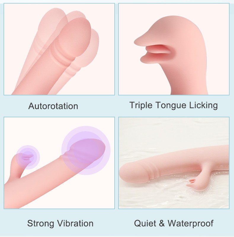 V6 Swan Rotating Vibrator features
