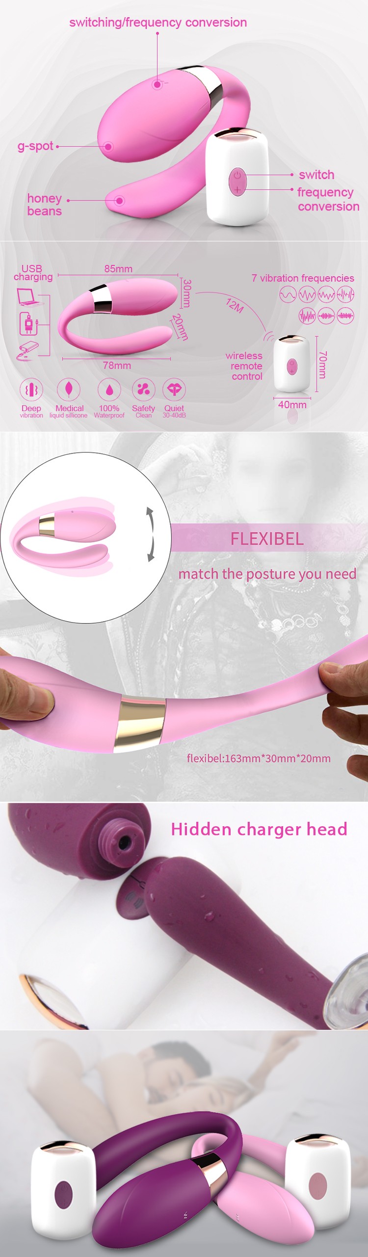 Couples Vibrator DB-1836 details