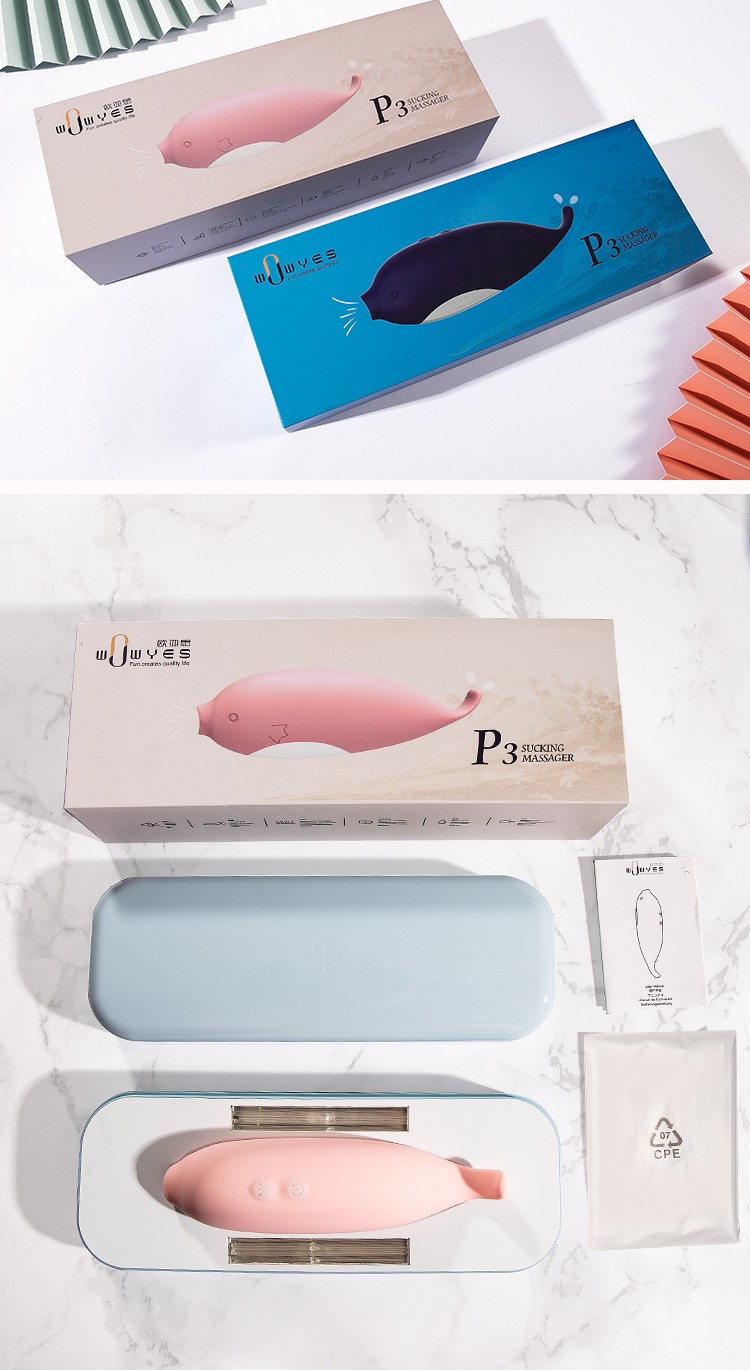 P3 Sucking Massager Packaging