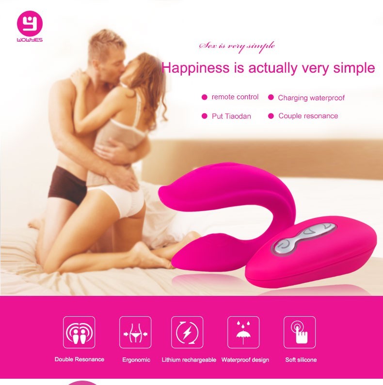 Wowyes Share Couples Resonance Vibrator Wireless Remote Control