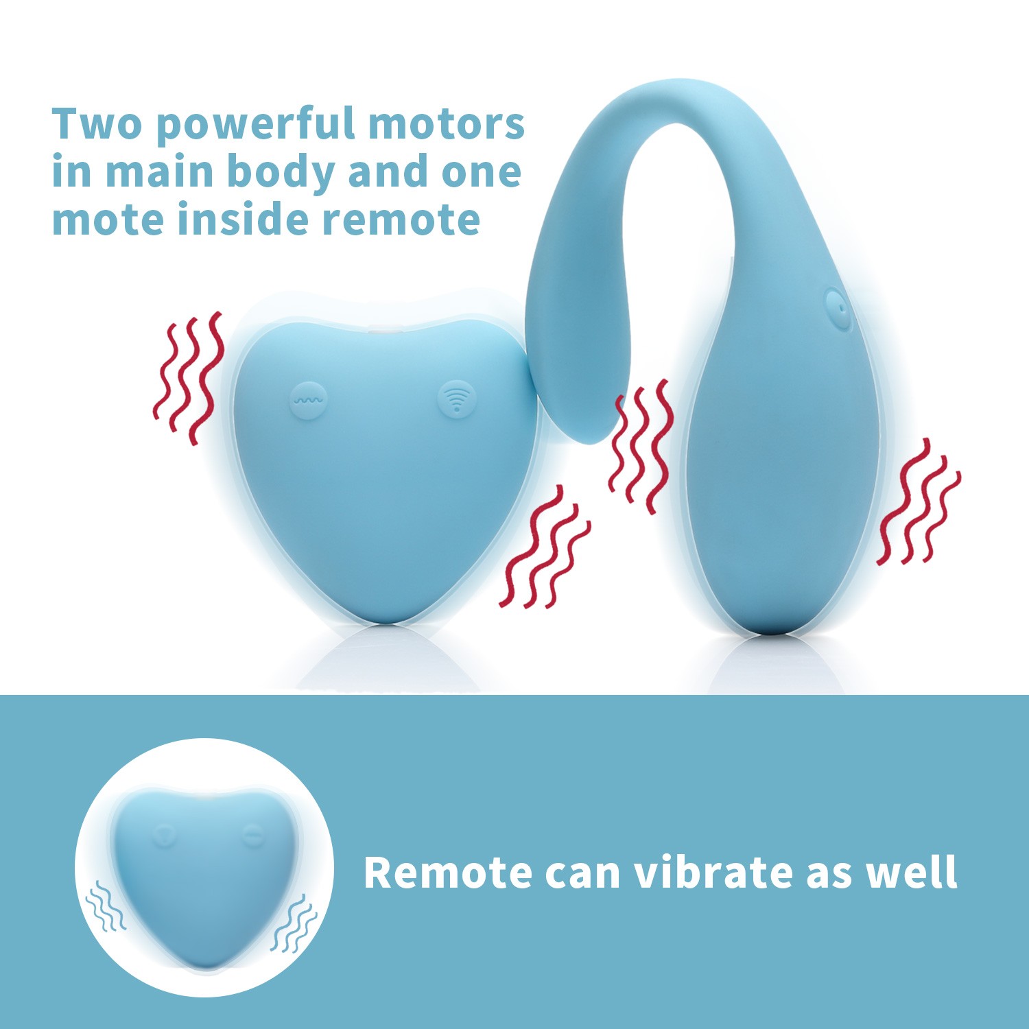 Wowyes V8 Egg Vibrator Two Motors