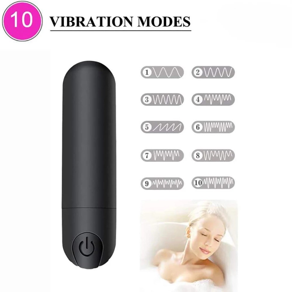 Mini Bullet Vibrators 10 Modes