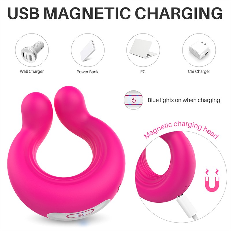 Clitoris massager Penis Ring & Nipple Toy