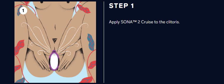 lelo sona 2 cruise massager step 1