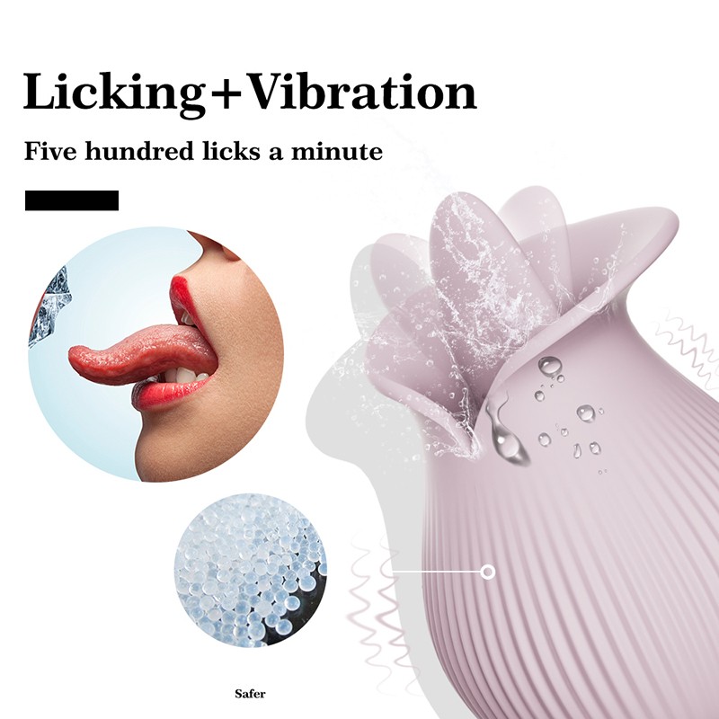 Dibe Vibration Tongue Licking G-Spot Clitoral Stimulation Vibrators DB-2114