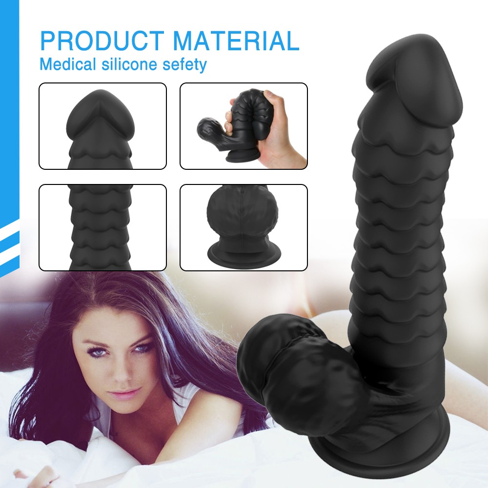AixiAsia Double Layer Liquid Silicone Realistic Penis Dildo