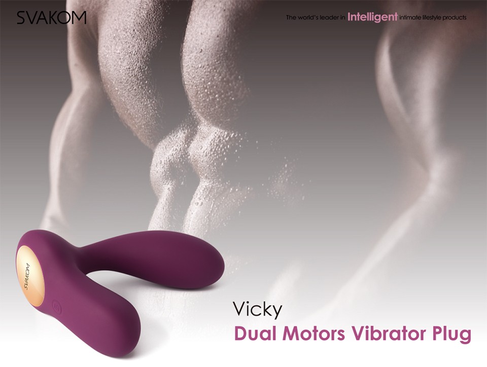 SVAKOM Vicky Prostate Massager Powerful Butt Plug Vibrator