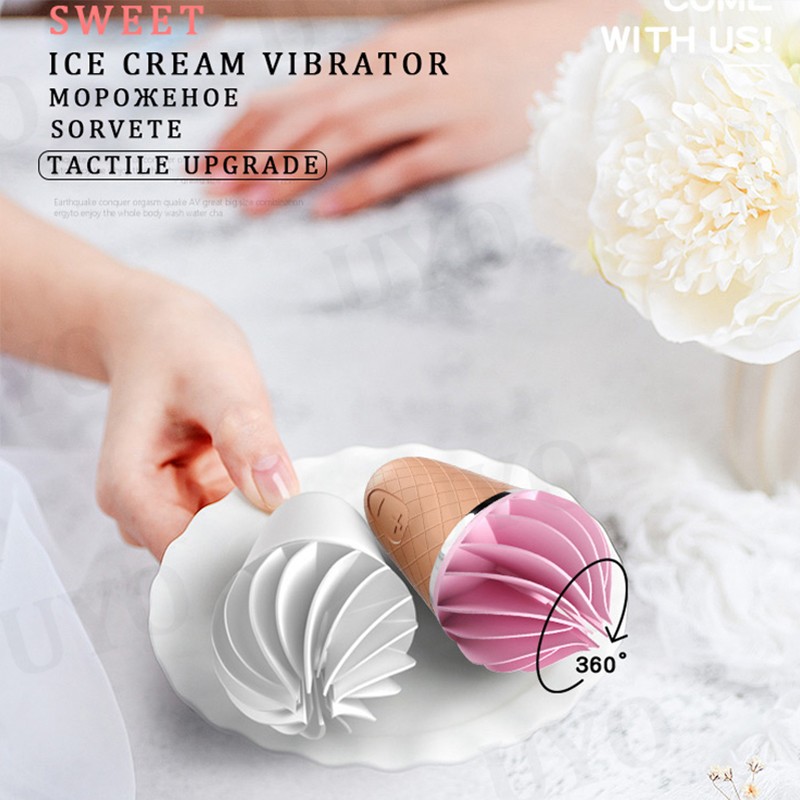 Satisfyer Sweet Treat Ice Cream Shape Clitoral Vibrator