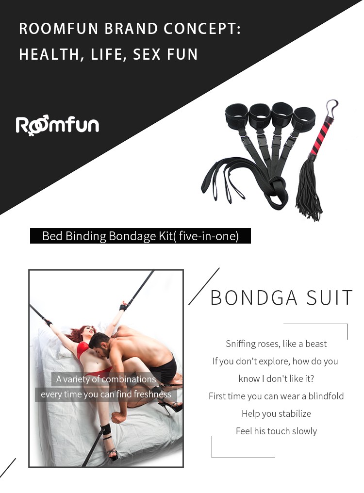 Roomfun Bed Binding Bedroom Bondage Kit PU-003