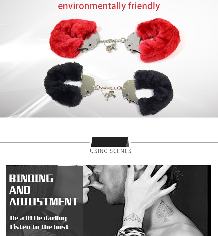 Roomfun Plush BDSM Handcuffs Prop Cosplay Costume PD-004