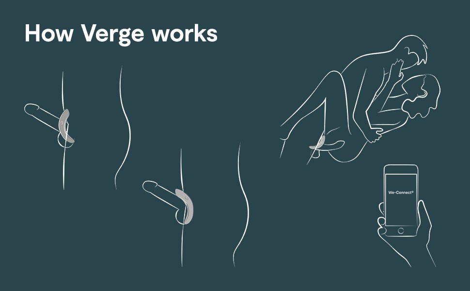 We-Vibe Verge Vibrating Cock Ring With App Control