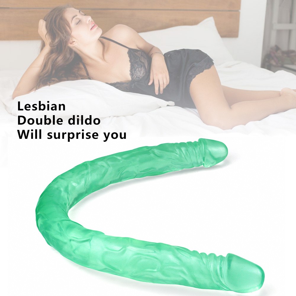 Venusfun 21.56 inches Double Dildo Realistic Penis For Lesbian
