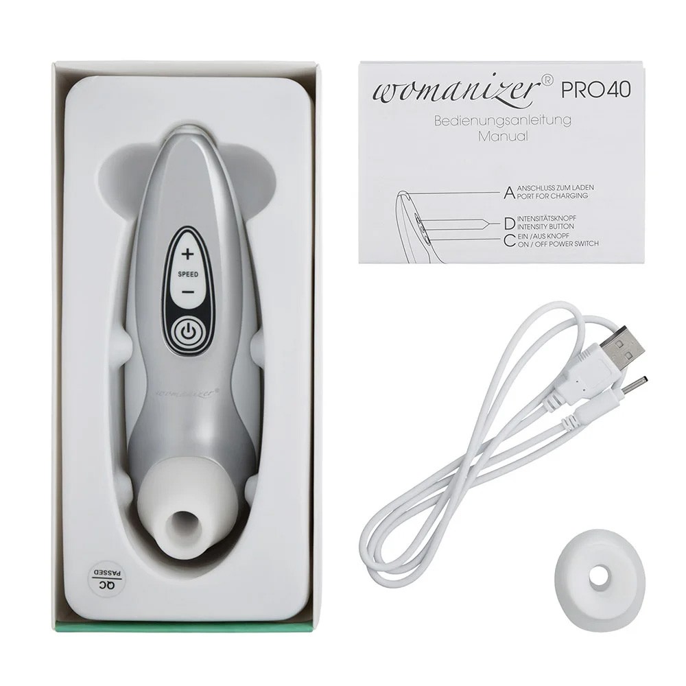 Womanizer Pro 40 Sucking Vibrator Massager