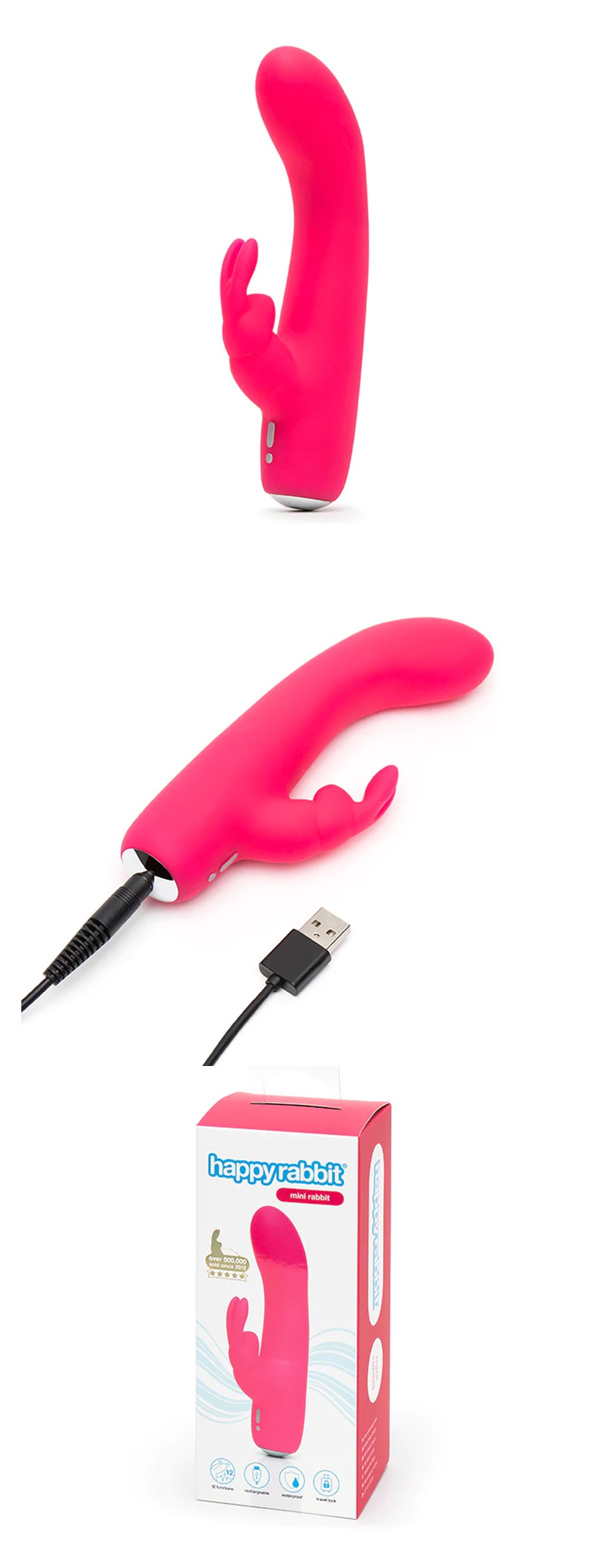 Lovehoney Happy Rabbit Rechargeable Mini Rabbit Vibrator