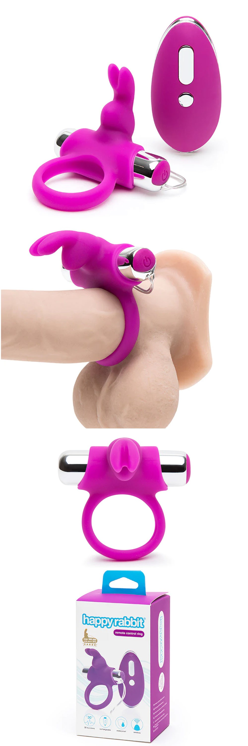 Lovehoney Happy Rabbit Remote Vibrating Cock Ring