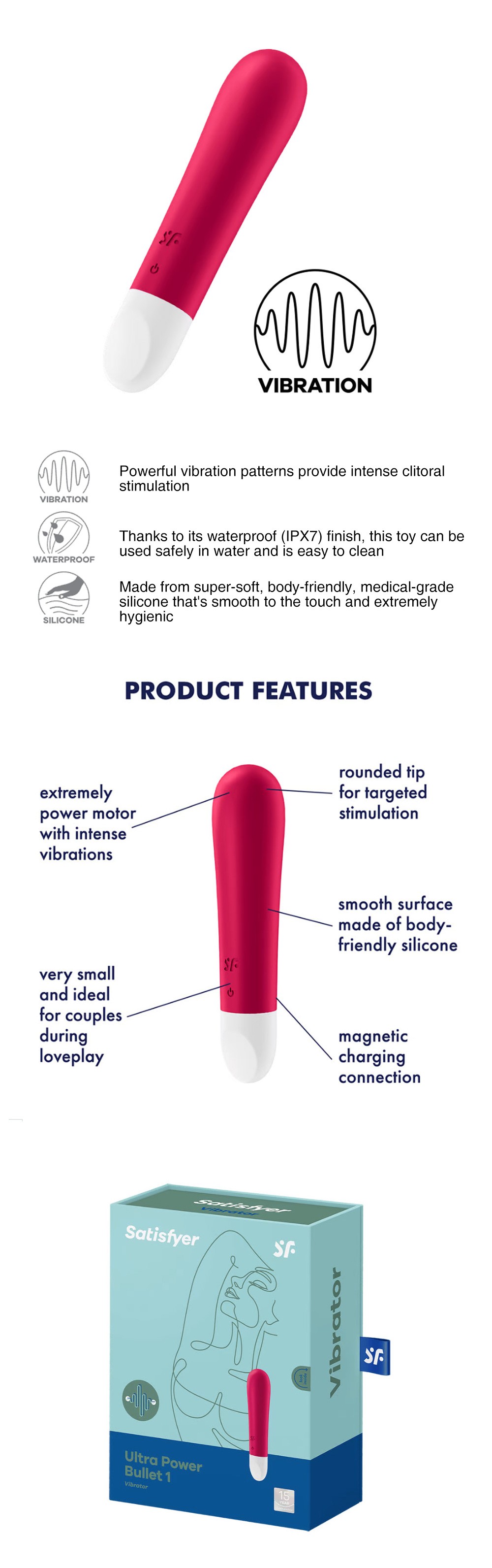 Satisfyer Ultra Power Bullet 1 Mini Vibrator