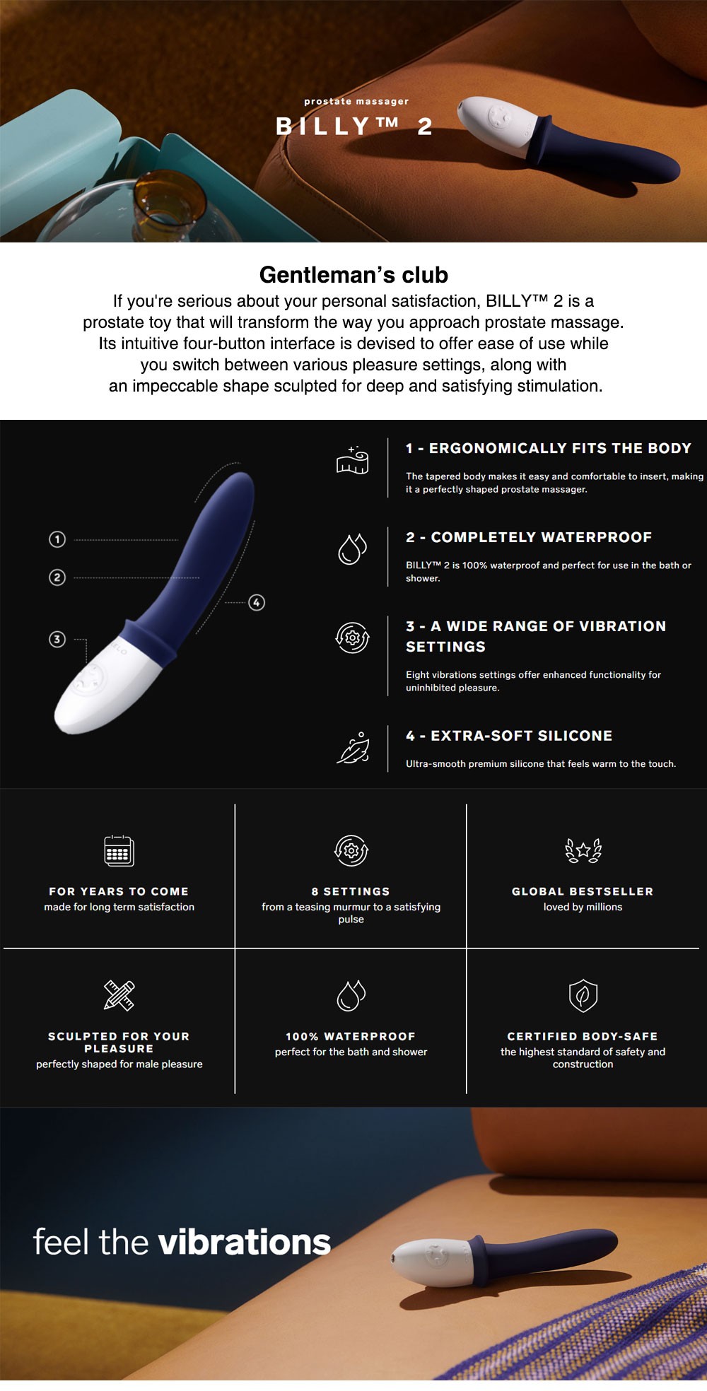 LELO Billy 2 Prostate Massager