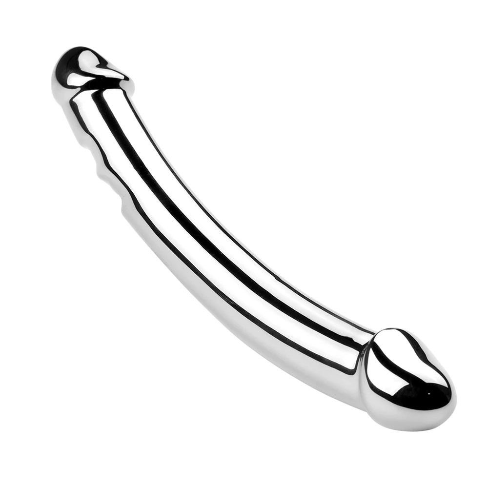 Stainless Steel Metal Double Ended Dildo