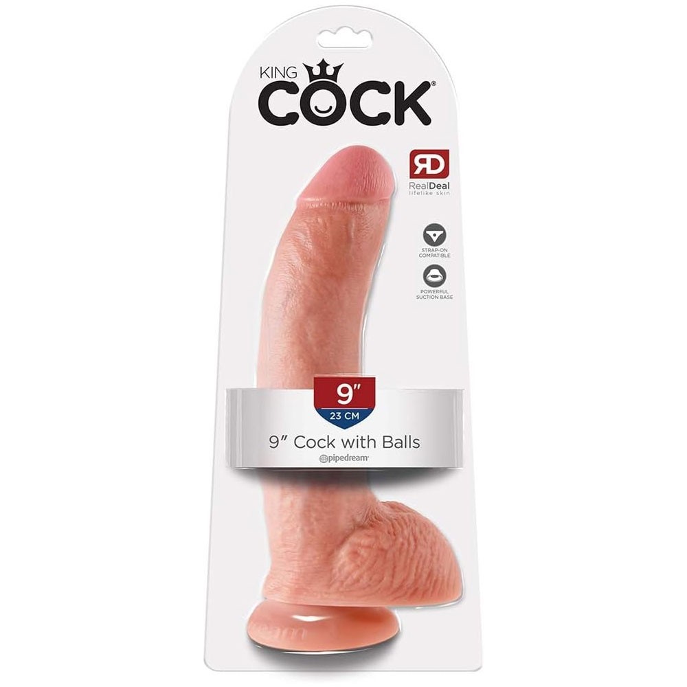 Pipedream King Cock 9 Inch Dildo With Balls