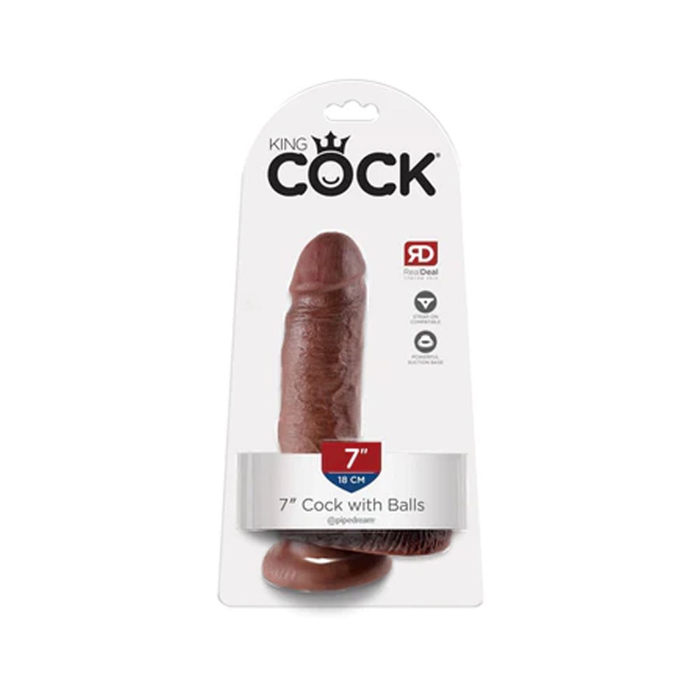 Pipedream King Cock 7 Inch Dildo With Balls 1111