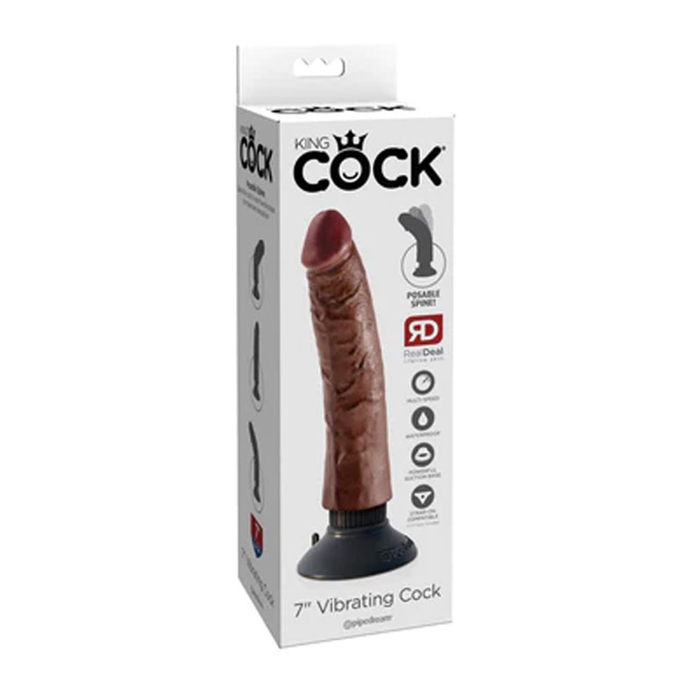 Pipedream King Cock 7 Inch Vibrating Dildo