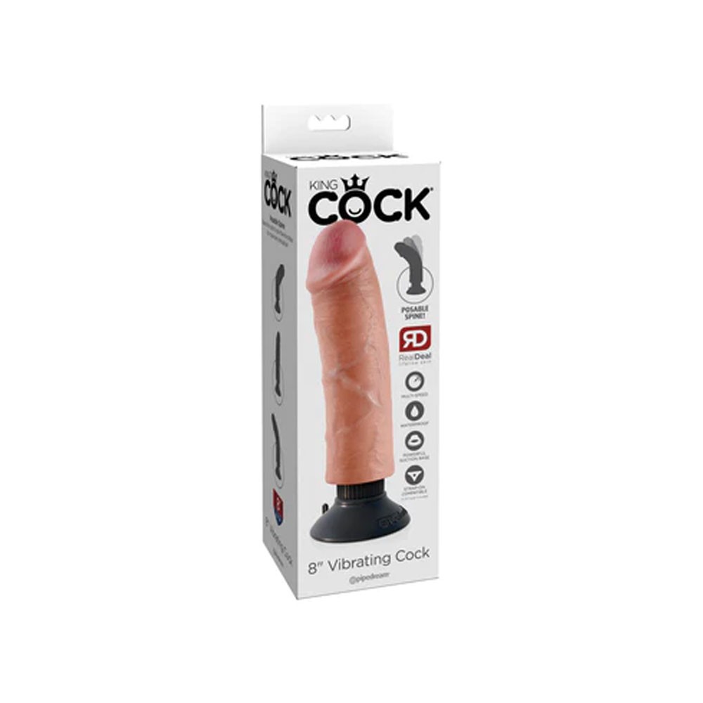 Pipedream King Cock 8 Inch Vibrating Dildo