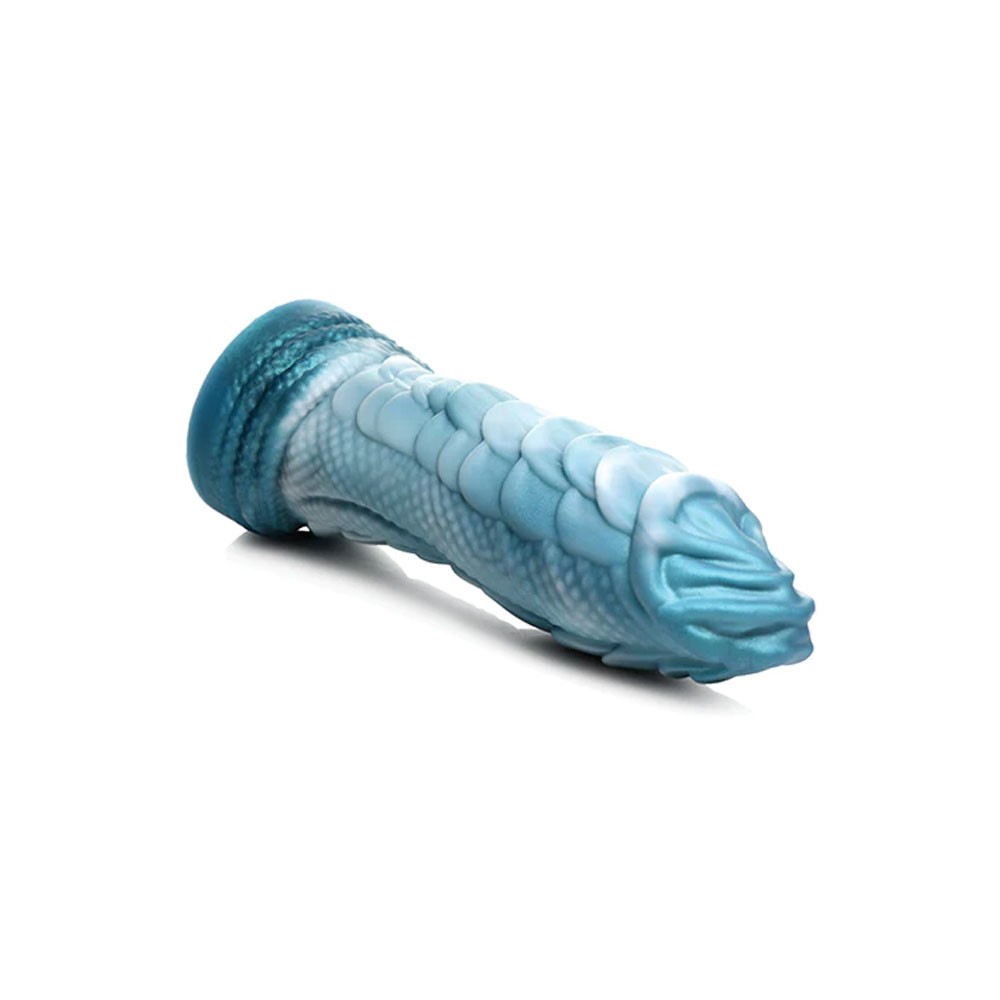 Sea Serpent Scaly Silicone Dildo 11