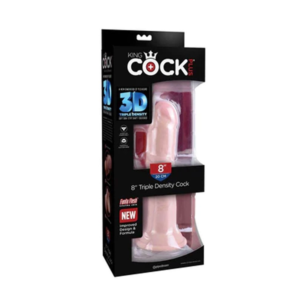 Pipedream King Cock Plus Triple Density 8 Inch Dildo