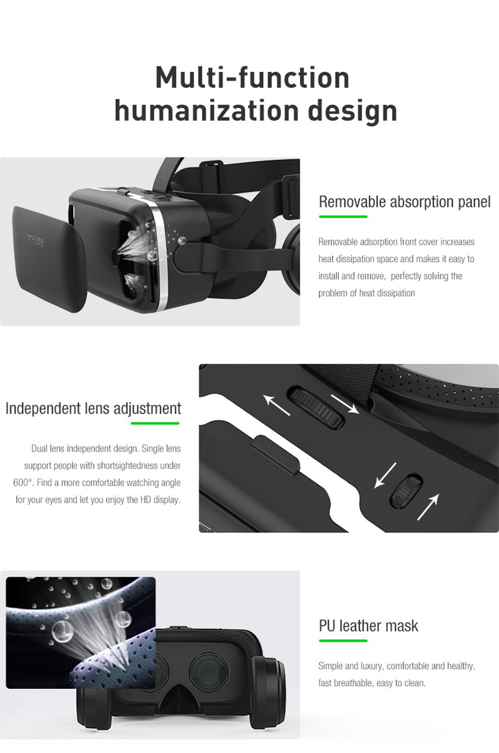 3D VR Virtual Reality Headset 2222