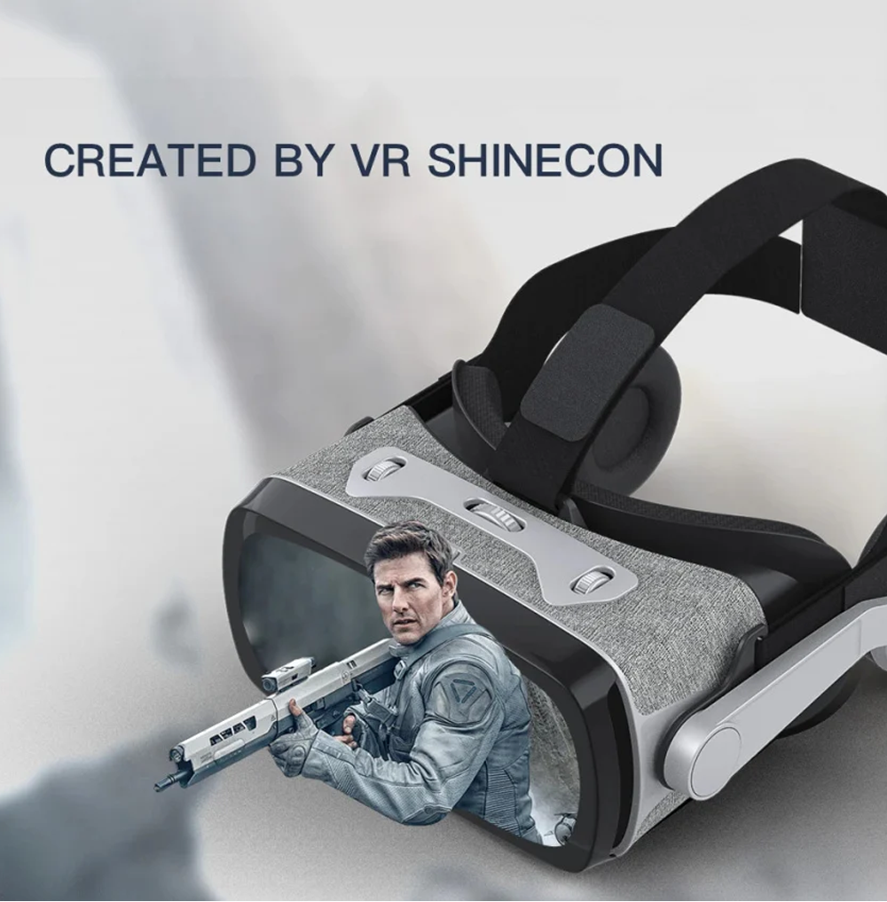 Virtual Reality 3D VR 9.0 With Stereo Headset 111111