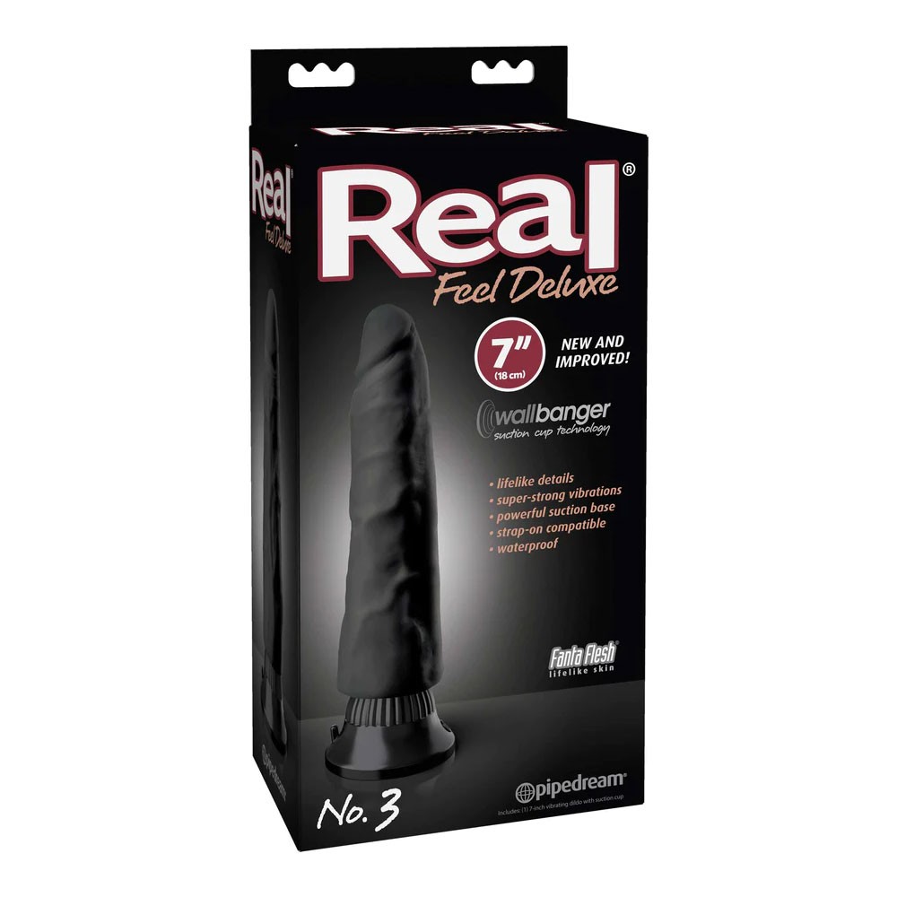 Pipedream Real Feel Deluxe 3 Wallbanger Vibrating Dildo