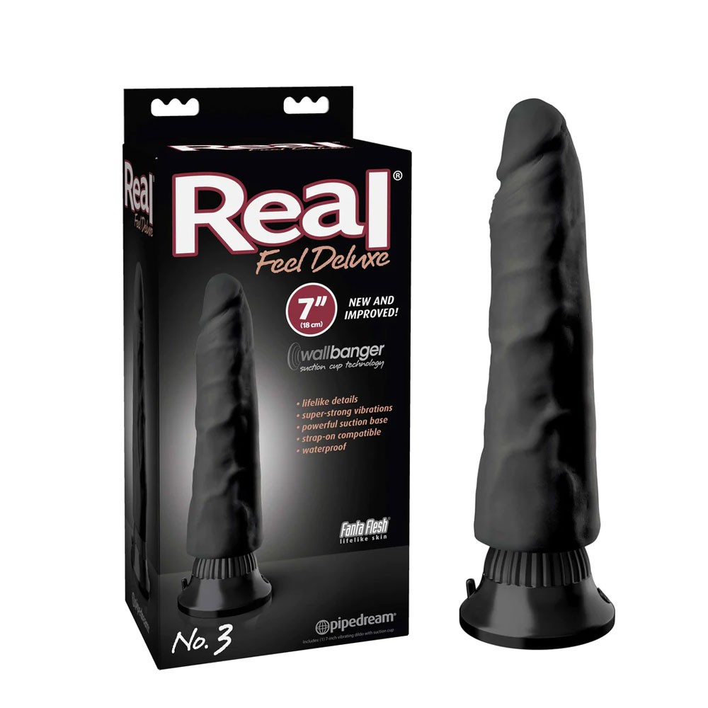 Pipedream Real Feel Deluxe 3 Wallbanger Vibrating Dildo