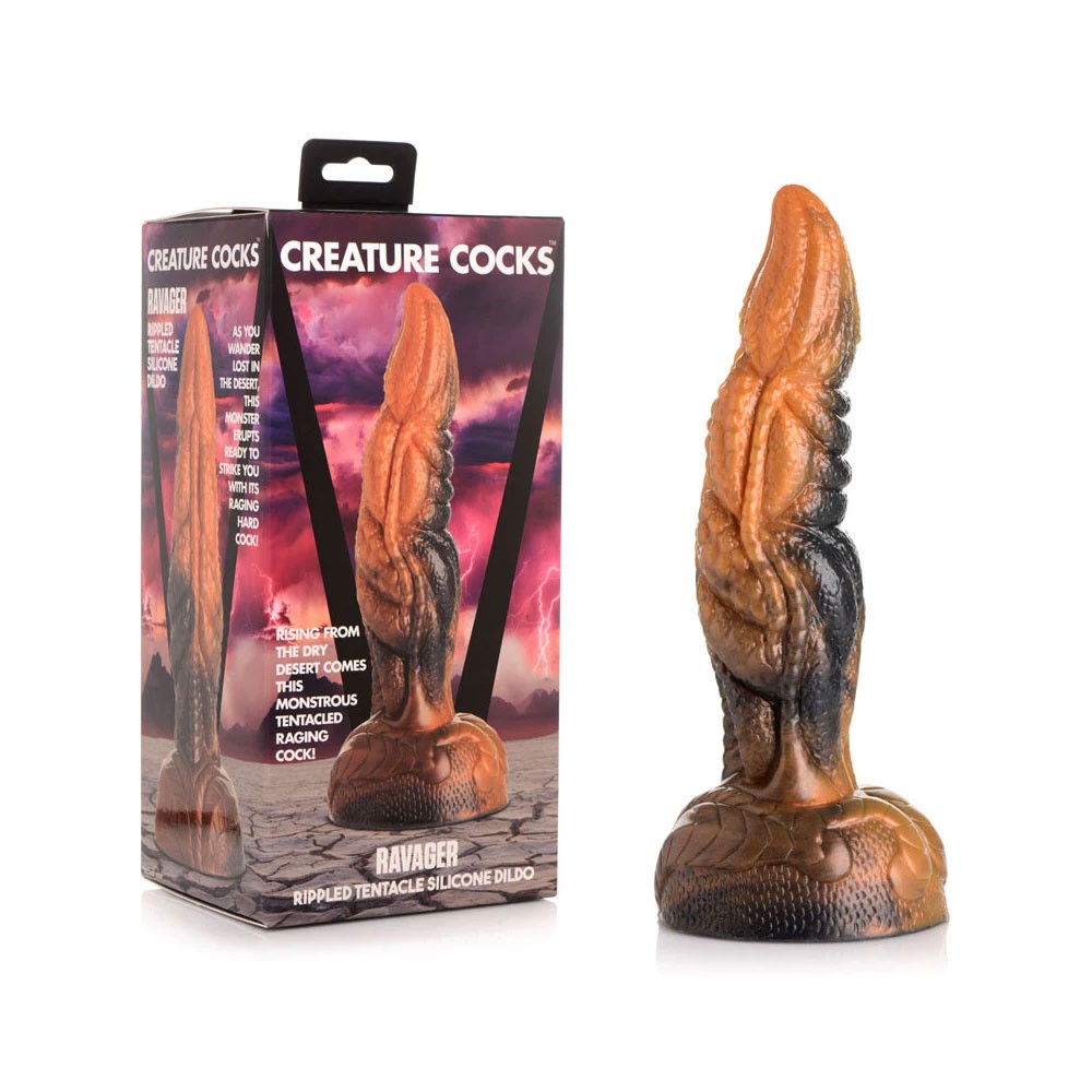 Creature Cocks Ravager Rippled Tentacle Dildo