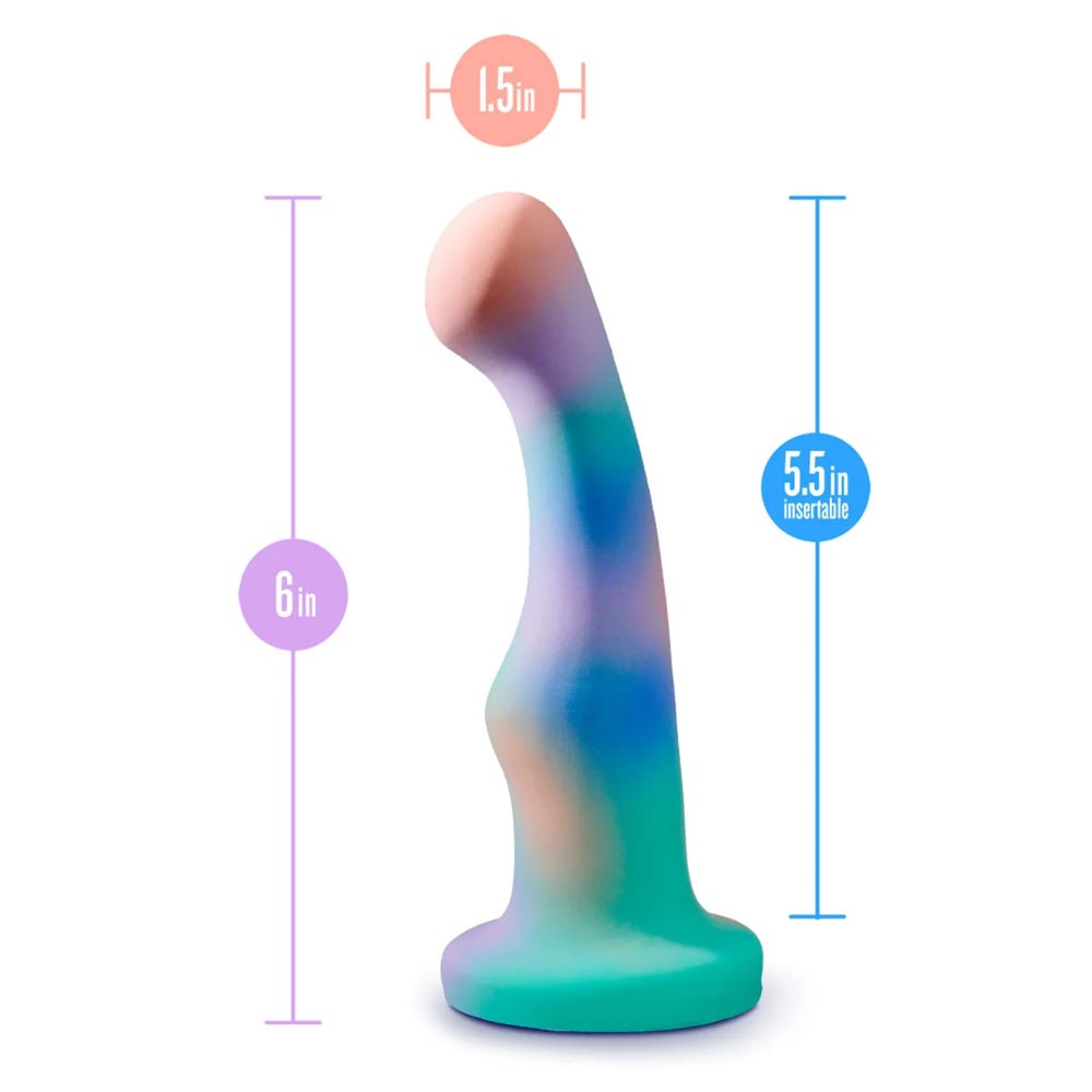 Avant Opal Dreams Aqua 6 Inch Dildo