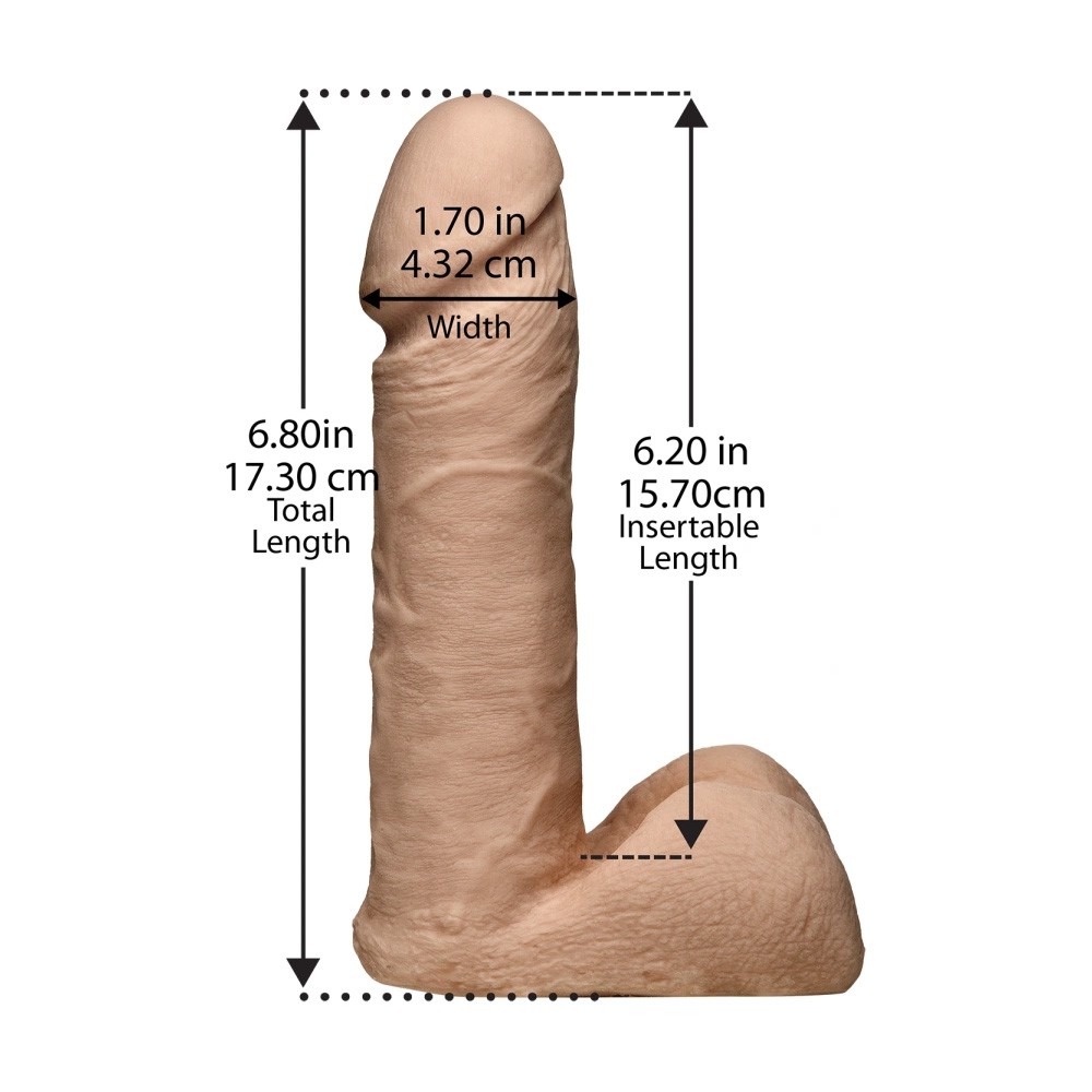 Doc Johnson Vac-U-Lock 7" Realistic Dildo with Ultra Harness 3