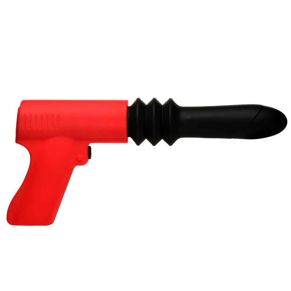 Master Series Thrusting Pistola Rechargeable Silicone Vibrator
