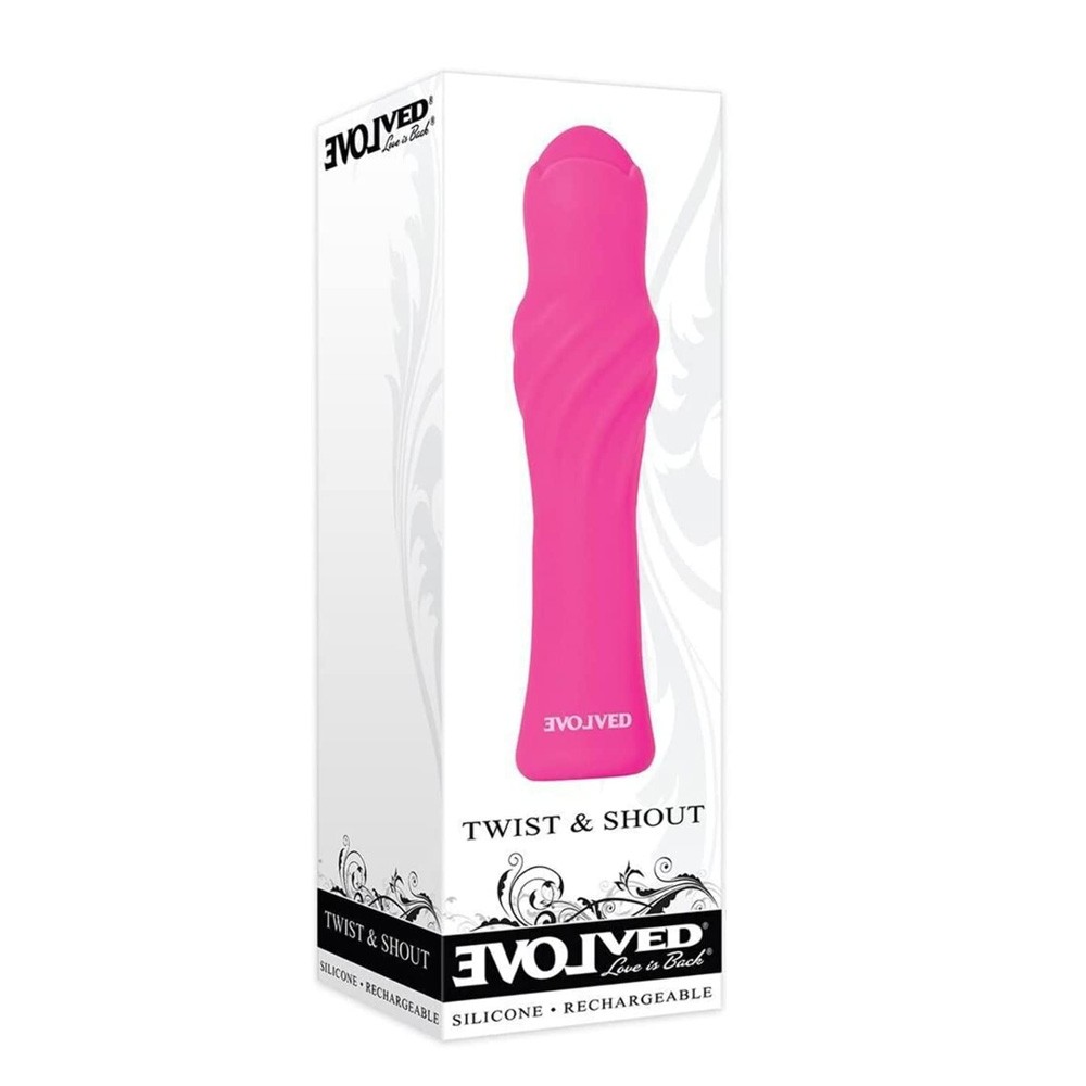 Evolved Twist & Shout Silicone Bullet Vibrator 4