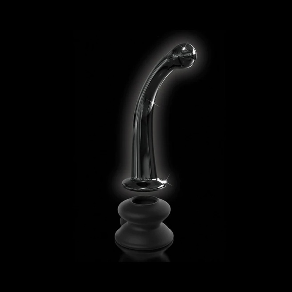 Pipedream Icicles No. 87 - Glass Suction Cup G-spot Wand