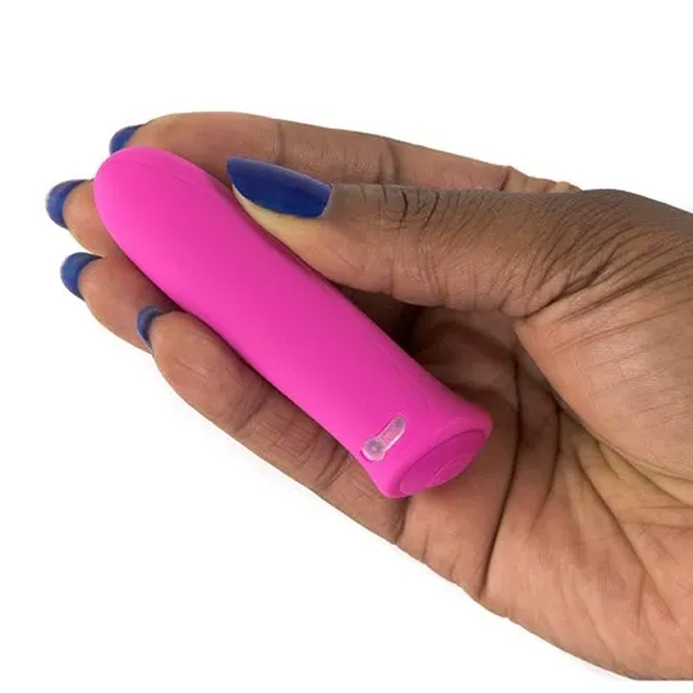 Pretty In Pink Silicone Bullet Vibrator 3