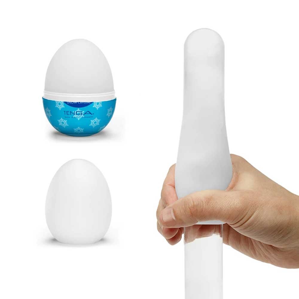 Tenga Egg Snow Crystal Male Masturbator