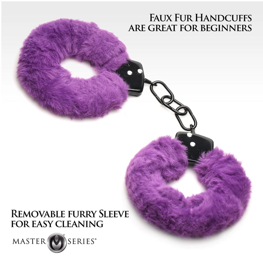 Master Series Fur Furry Handcuffs ss