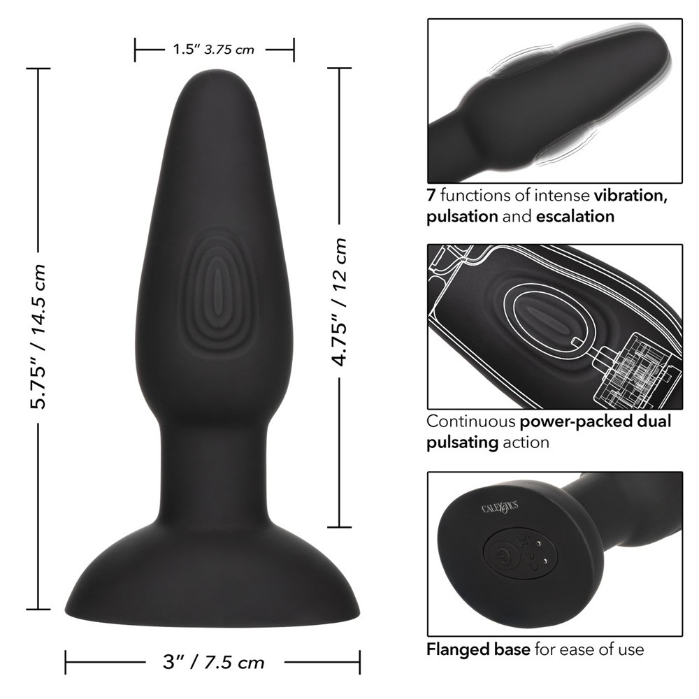 Calexotics Bionic Dual Pulsating Probe Butt Plugs