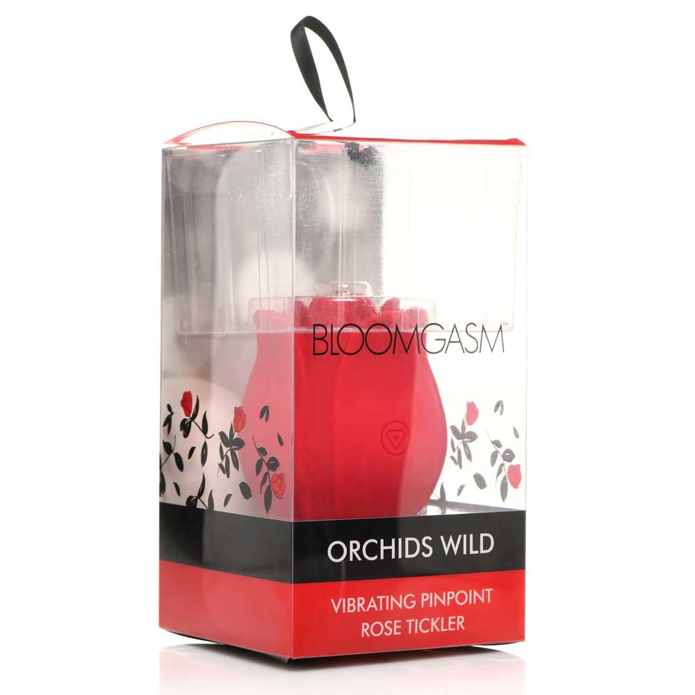 Orchids Bloomgasm Wild Pinpoint Silicone Rose Vibrator 4