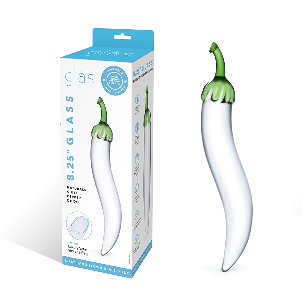 Gläs Glass Naturals Chili Pepper Dildo