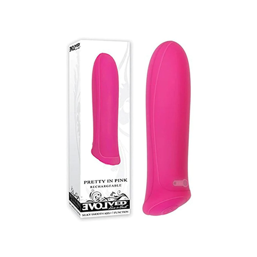 Pretty In Pink Silicone Bullet Vibrator 2