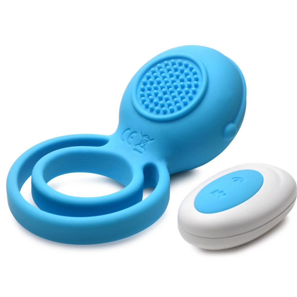  Love Loops 10X Silicone Cock Ring with Remote