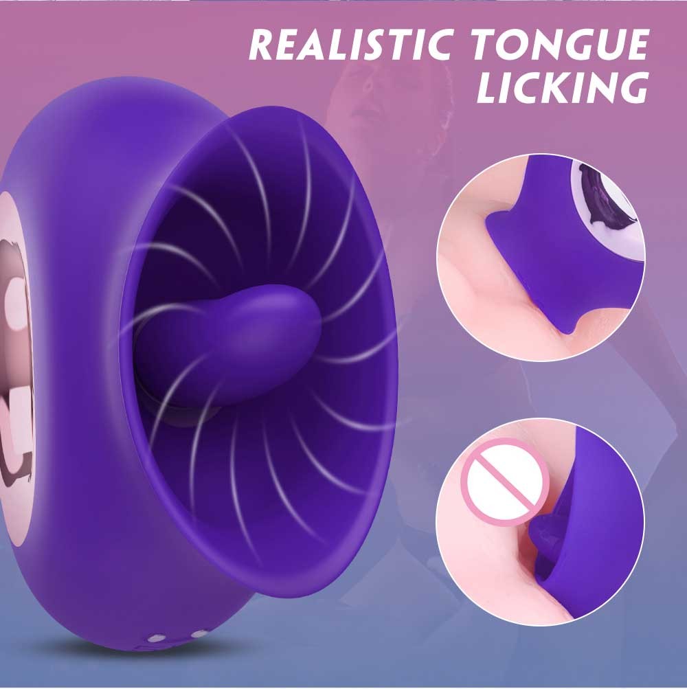 Venusfun Vibrator for Women G-Spot Licking Dildo Clit Nipple Stimulator