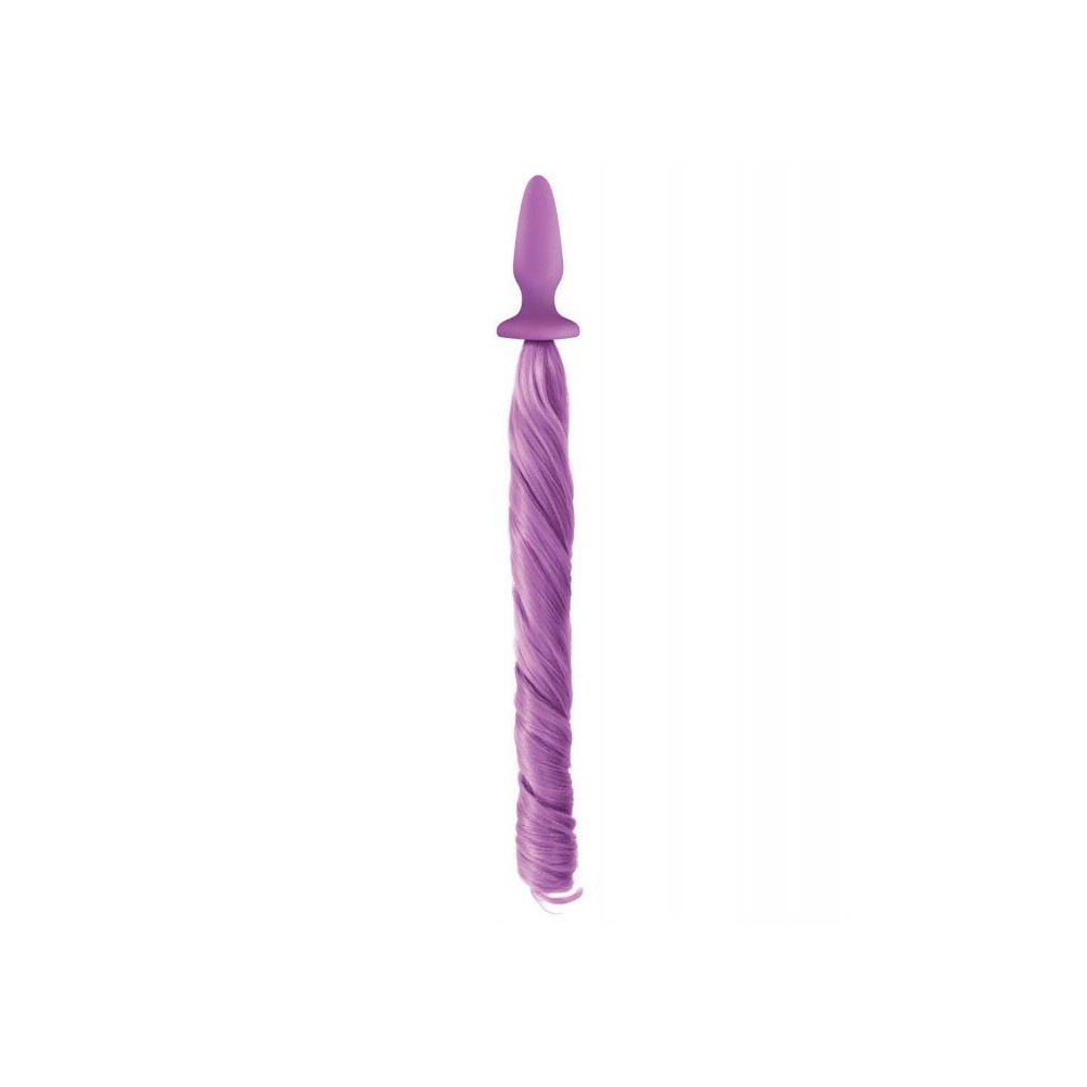 Unicorn Tails Tapered Silicone Butt Plug