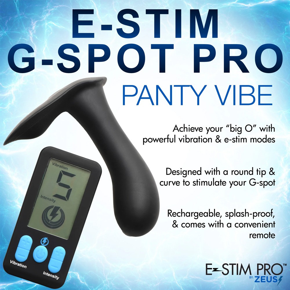 E-Stim Pro G-Spot Panty Vibe With Remote Control