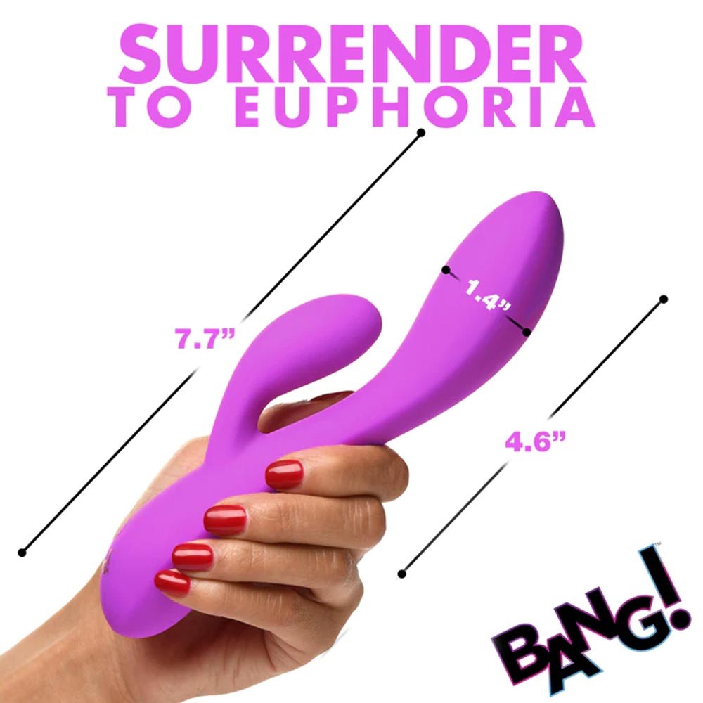 Curve Toys Bang! 10X Flexible Silicone Rabbit Vibes sss